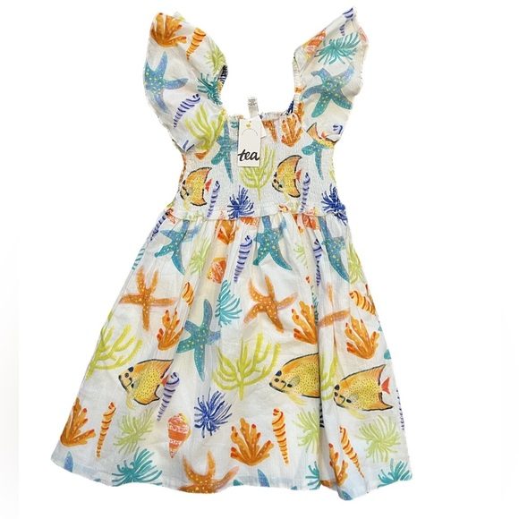 Tea Collection Other - NWT Tea Flutter sleeve beachside dress